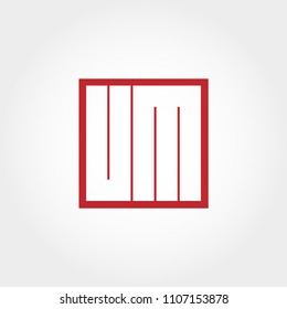 Initial Letter UM Logo Template Vector Design