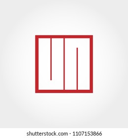 Initial Letter UN Logo Template Vector Design