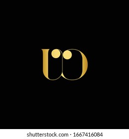 Initial Letter UO Logo Design Vector Template. Creative Monogram UO Letter Logo Design