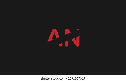 Letra inicial Elementos de plantilla de diseño de logotipo moderno en mayúsculas. Vector