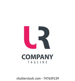 Initial Letter UR Design Logo