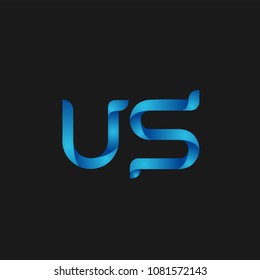 Initial Letter US Logo Design