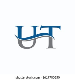 Initial Letter Ut Logo Design Vector Stock Vector (Royalty Free) 1619700550