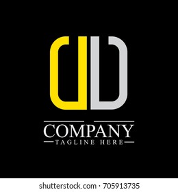 Initial Letter UU Linked Box Design Logo
