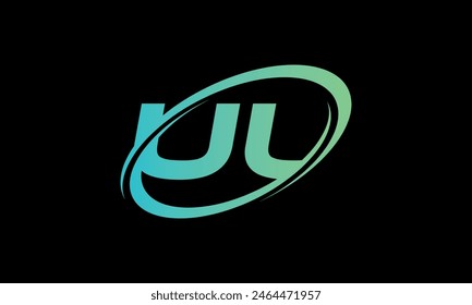 Initial Letter UU Logo. Creative And Modern UU logo Design on black background.