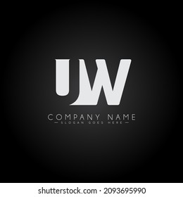 Initial Letter UW Logo - Minimal Business Logo