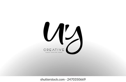 Initial Letter UY logotype company name monogram design for Company and Business logo.
