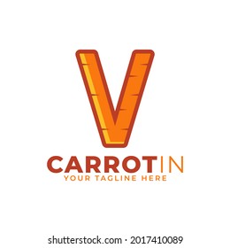 Vector de diseño del logotipo de la carta inicial V. Diseñado para diseño de sitios Web, logotipo, aplicación, interfaz de usuario