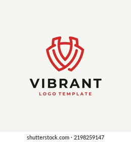 Initial Letter V with Collar Suit Tuxedo Dress for Man Fashion Clothing Tailor logo design