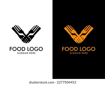 Anfangsbuchstabe V - Logo für Lebensmittel, Logo für Lebensmittel