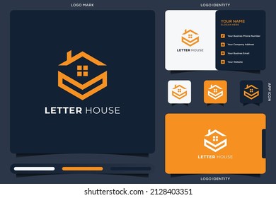 Ursprünglicher Buchstabe V mit Vorlage für das Logo des Hauses