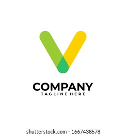 initial letter V logo design vector inspiration
