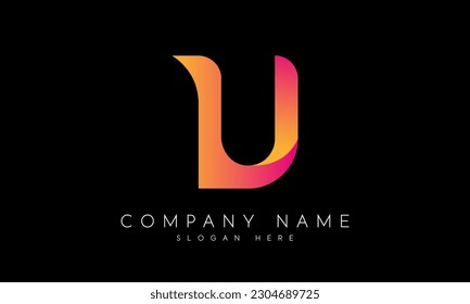 initial letter v logo design vector template