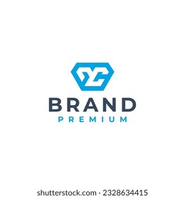 initial letter v logo design