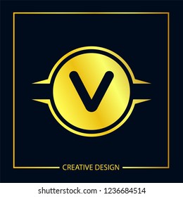 Initial Letter V Logo Template Vector Design