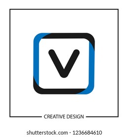 Initial Letter V Logo Template Vector Design