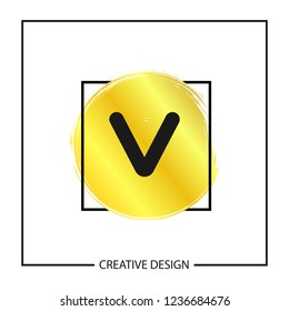 Initial Letter V Logo Template Vector Design