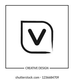 Initial Letter V Logo Template Vector Design
