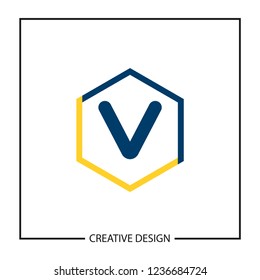 Initial Letter V Logo Template Vector Design