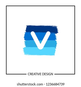 Initial Letter V Logo Template Vector Design