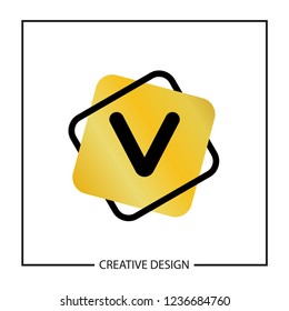 Initial Letter V Logo Template Vector Design