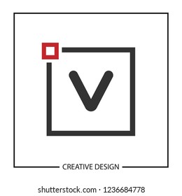 Initial Letter V Logo Template Vector Design