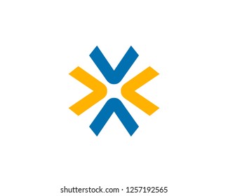 Initial Letter V Logo Template Design