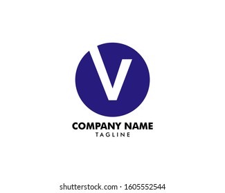 Initial Letter V Logo Template Design