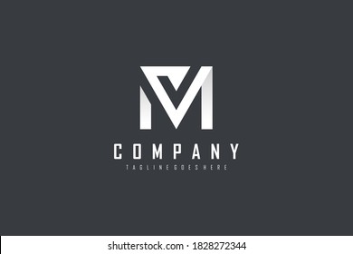 Initial Letter Mvm Logo Design Vector Stock Vector (Royalty Free ...