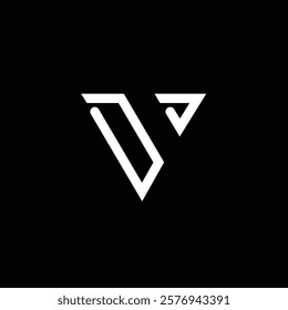 Initial Letter V Modern Logo Template