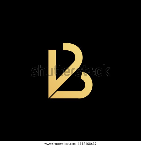 Initial Letter Vb Bv Lb Bl Stock Vector (Royalty Free) 1112108639