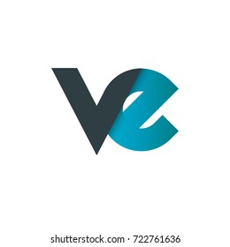 Initial Letter VE Linked Design Logo