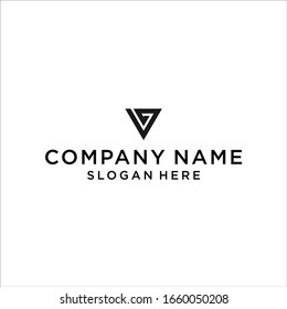 vg logo diseño vectorial