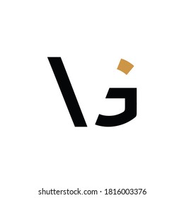 Plantilla de diseño de vg o vectores de logotipo de gv de letra inicial