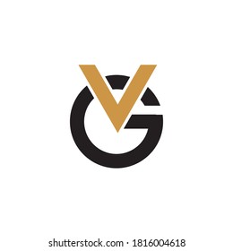 Initial Letter Vg Gv Logo Vector Stock Vector (Royalty Free) 1816004618 ...