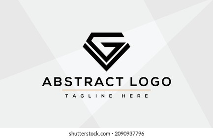 Initial letter vg logo or gv logo vector design template 