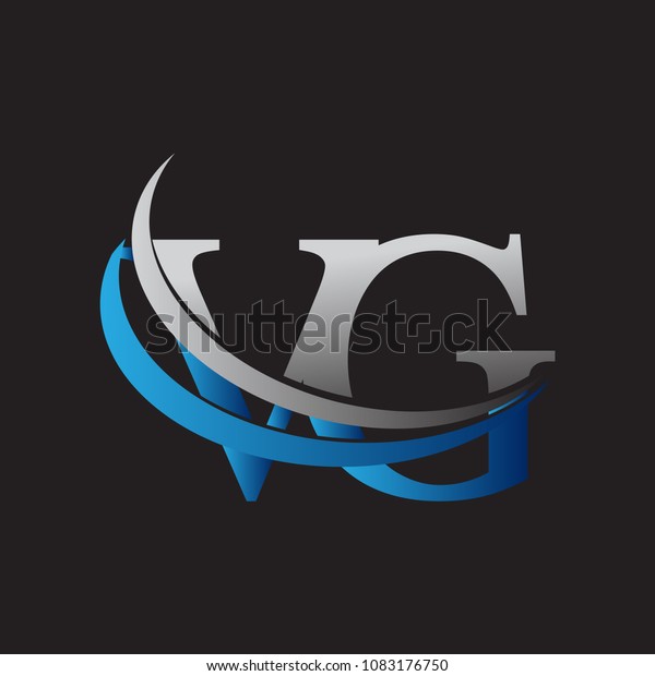 Initial Letter Vg Logotype Company Name Stock Vector (Royalty Free ...