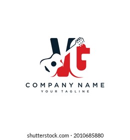 Initial Letter VG Monogram Logo Template Design