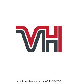 Initial Letter VH Linked Design Logo