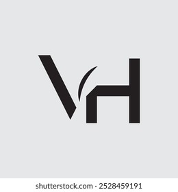 Anfangsbuchstabe VH Logo Design