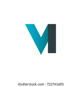 Initial Letter VI Linked Design Logo
