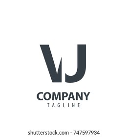 Initial Letter Vj Design Logo Stock Vector (Royalty Free) 747597934 ...