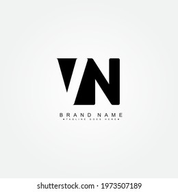 Initial Letter VN Logo - Simple Business Logo