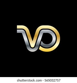Initial Letter VO Linked Design Logo