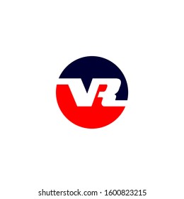 226 Letter r and v mark modern logo design template Images, Stock ...