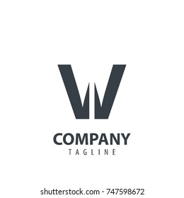 Initial Letter VV Design Logo