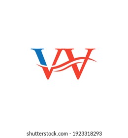 Initial Letter VV Linked Logo for business and company identity. Modern Letter VV Logo Vector Template with modern trendy