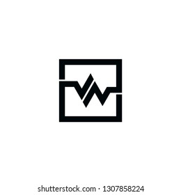 Initial Letter VWN,  VWN Design Logo