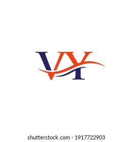 Initial Letter VY Linked Logo for business and company identity. Modern Letter VY Logo Vector Template with modern trendy