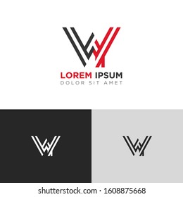 Initial Letter VY linked uppercase overlap modern logo design template. Suitable for business, consulting group company